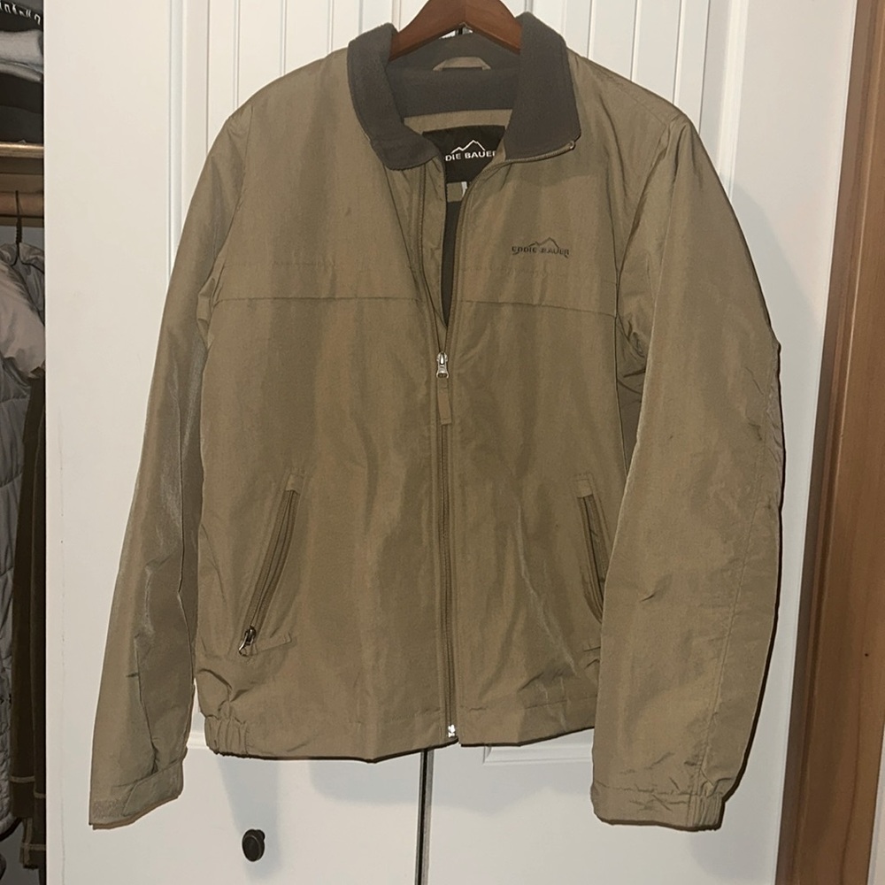 Eddie Bauer fleeced lined jacket